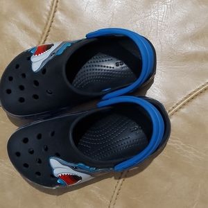 Used shark crocs size 10
